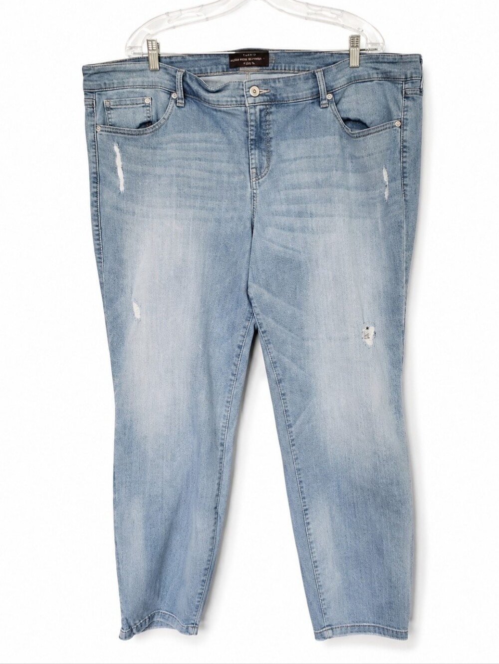 Torrid High Rise Distressed Luxe Skinny Jeans Stretchy Sz 26